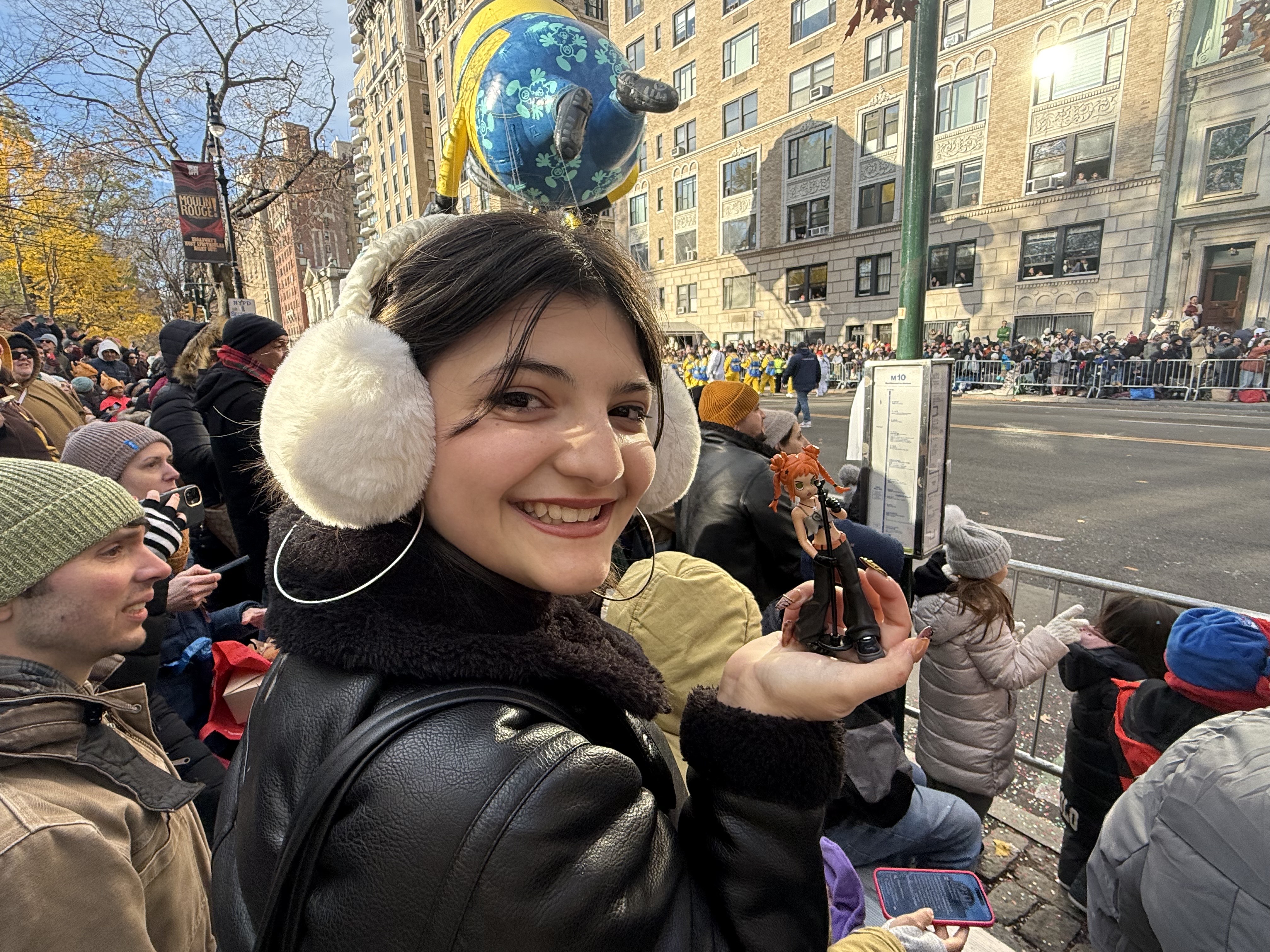 Bee at the Thanksgiving Day Parade